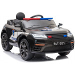 Elektrické autíčko - policajné BLT-201- nelakované - čierne